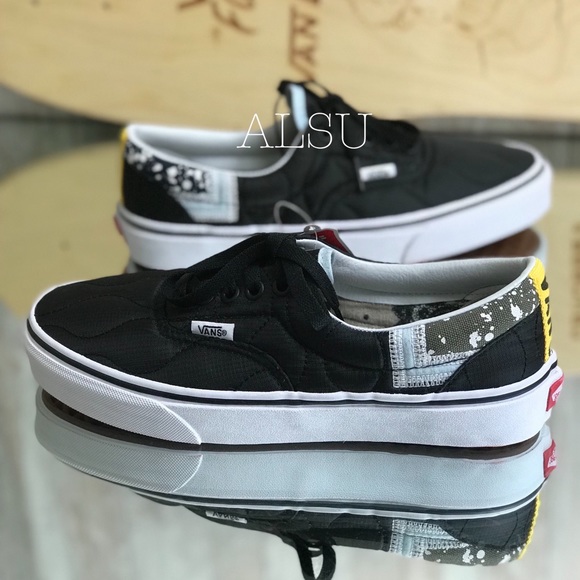 NWT VANS ERA Mixed Quilting Black W AUTHENTIC - Picture 5 of 8